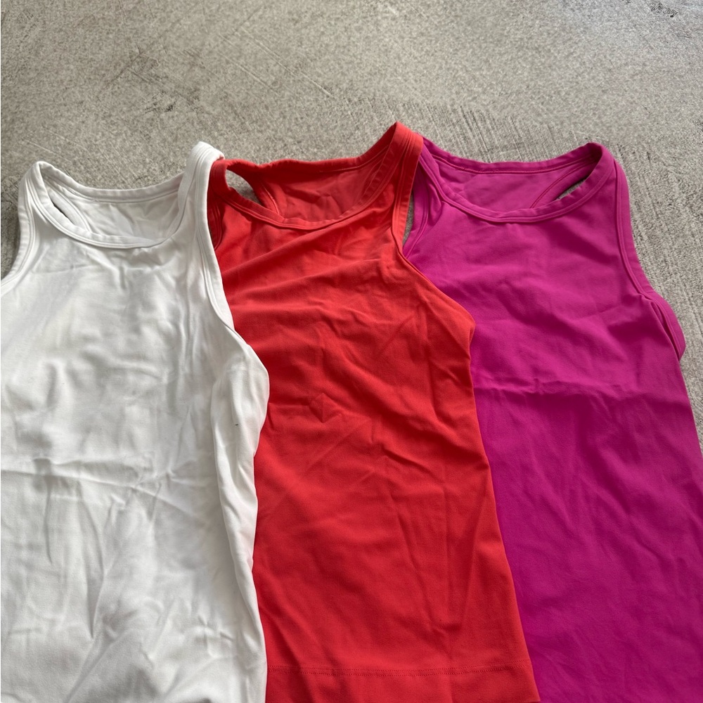 Lululemon align waist length racer back tank size 4